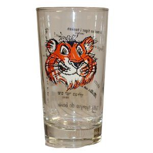 Vintage Esso Exxon Tony Tiger Highball Drinking Glass Put a Tiger in your Tank